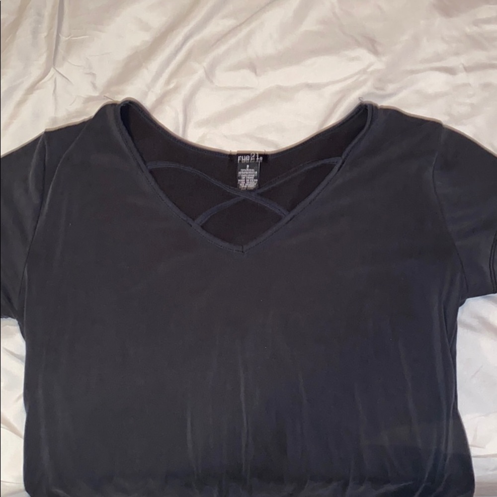 Black stylish T-shirt
